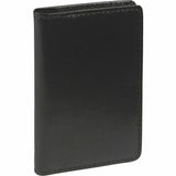 Samsill 81220 Regal Leather Business Card Holder, Case Holds 25 Business, Black (81220)