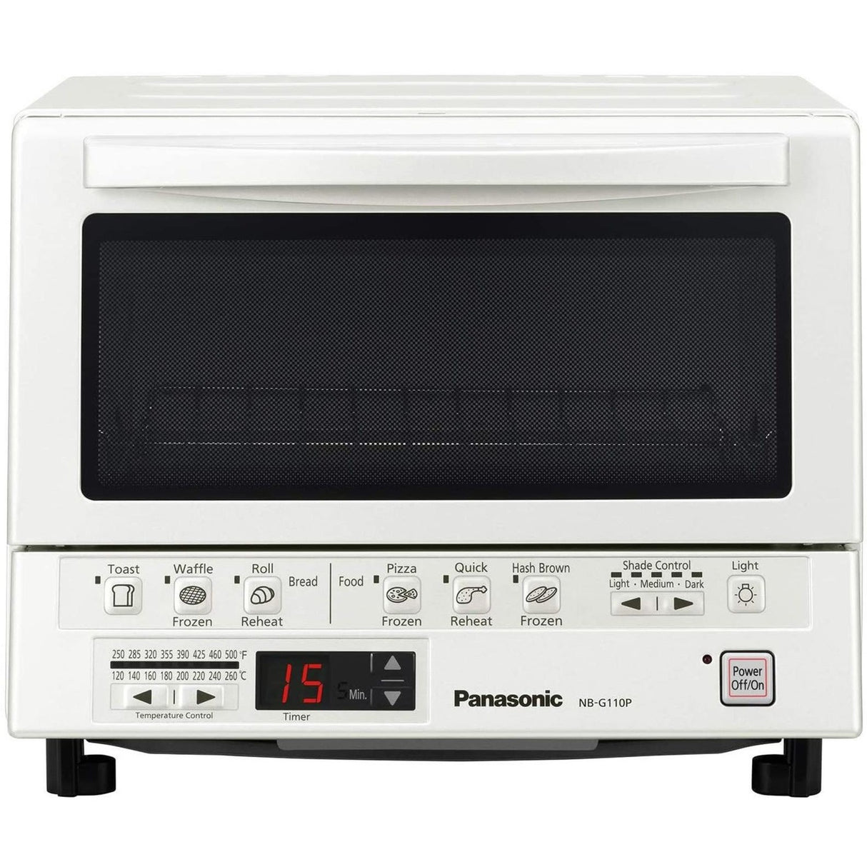 Panasonic FlashXpress 1300 Watt G110PW 4 Slice Toaster Oven With Infrared Heating