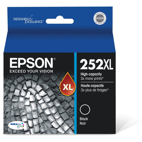 Epson DURABrite Ultra 252XL Original High Yield Inkjet Ink Cartridge - Black - 1 Each