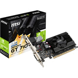 MSI NVIDIA GeForce GT 710 Graphic Card - 2 GB DDR3 SDRAM - Low-profile