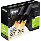 MSI NVIDIA GeForce GT 710 Graphic Card - 2 GB DDR3 SDRAM - Low-profile