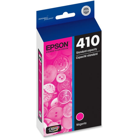 Epson Claria 410 Original Standard Yield Inkjet Ink Cartridge - Magenta - 1 Each