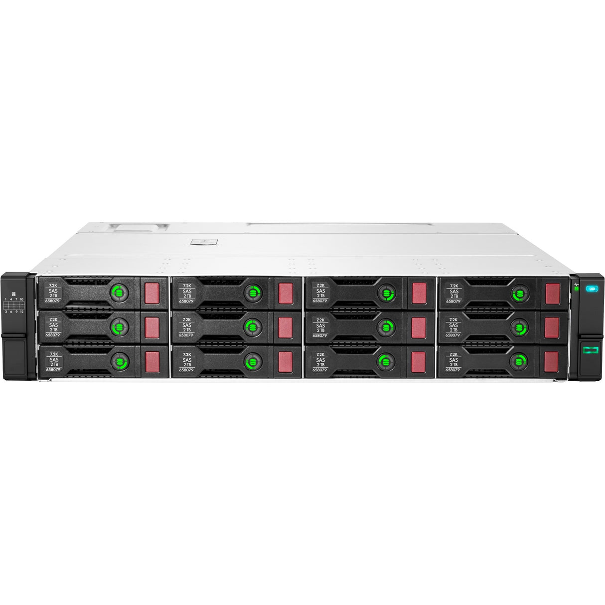 HPE D3610 Drive Enclosure - 12Gb/s SAS Host Interface - 2U Rack-mountable