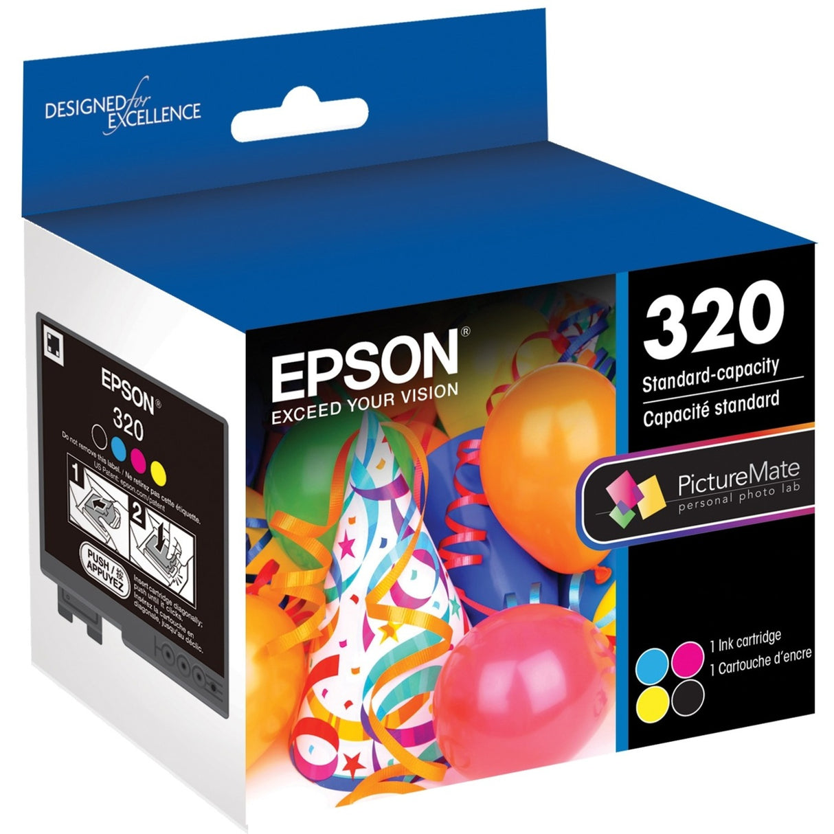 Epson Original Standard Yield Inkjet Ink Cartridge - Cyan, Magenta, Yellow, Black - 4 / Pack