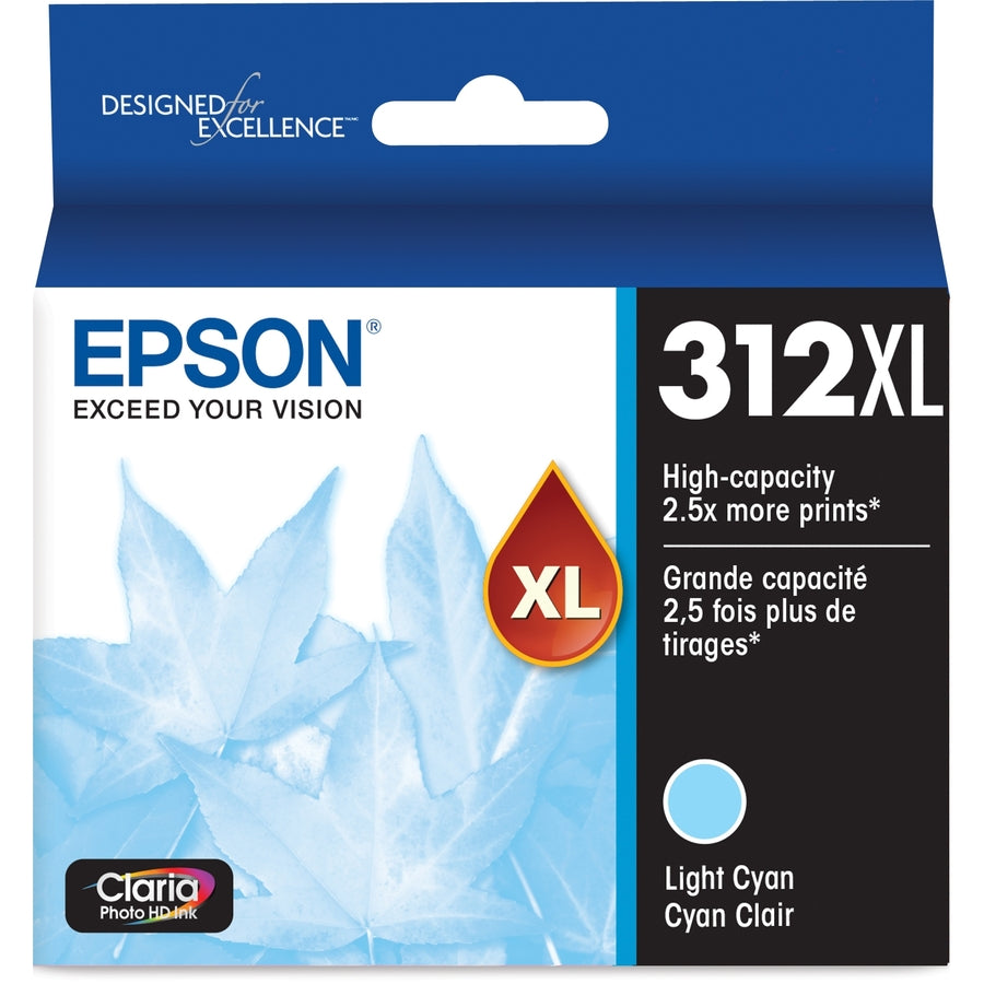 Epson Claria Photo HD T312XL Original Inkjet Ink Cartridge - Light Cyan Pack