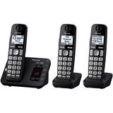 Panasonic KX-TGE433B DECT 6.0 Plus 1.90 GHz Cordless Phone - Black