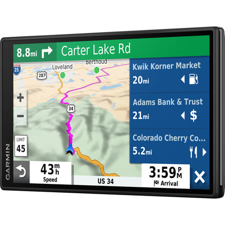 Garmin DriveSmart 55 Automobile Portable GPS Navigator - Portable, Mountable