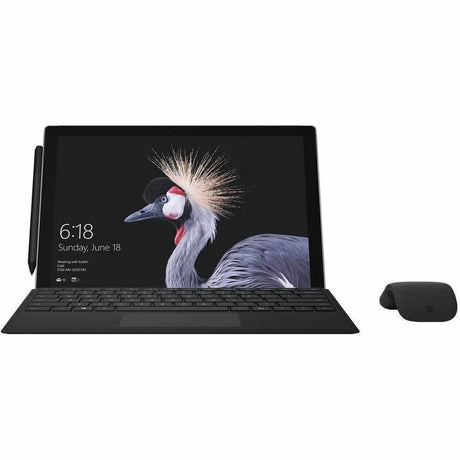 Microsoft Keyboard/Cover Case Microsoft Surface Pro, Surface Pro 3, Surface Pro 4, Surface Pro 6, Surface Pro 7, Surface Pro 7+ Tablet - Black