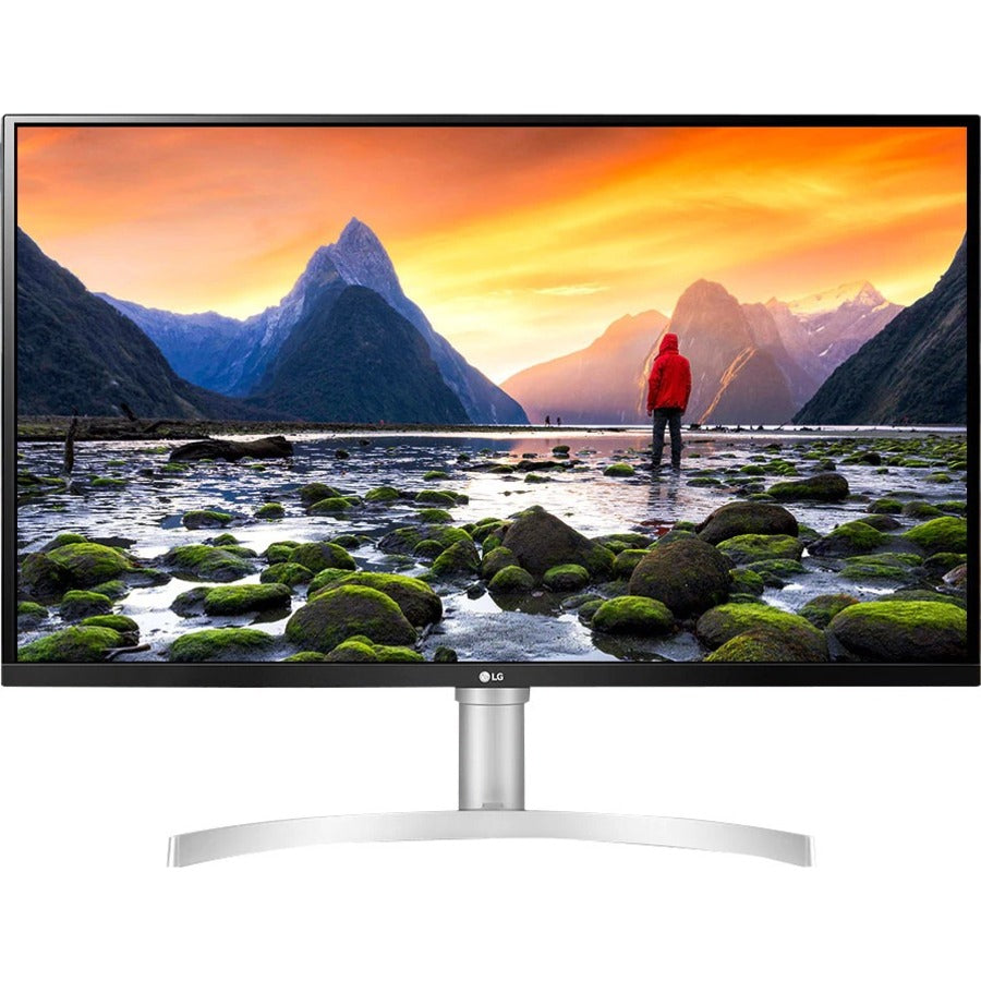 LG 32UN650-W 32" Class 4K UHD LCD Monitor - 16:9 - Black, Silver