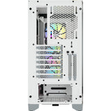 Corsair iCUE 4000X RGB Tempered Glass Mid-Tower ATX Case - White