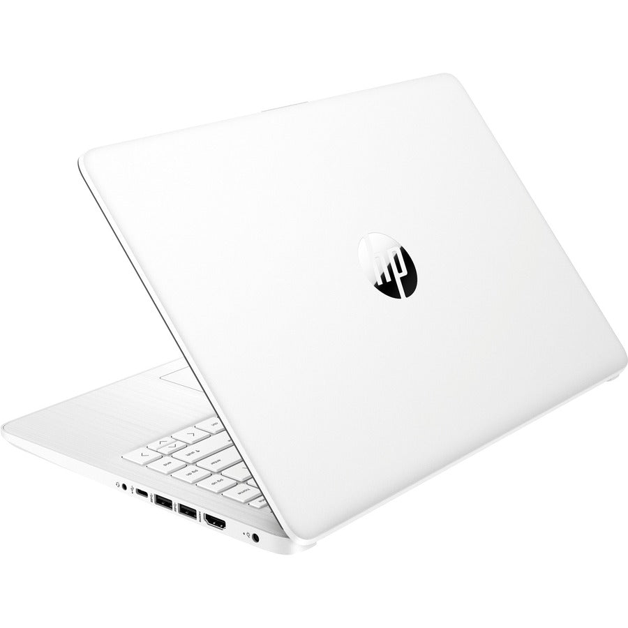 HP 14-dq0000 14-dq0040nr 14" Notebook - HD - 1366 x 768 - Intel Celeron N4020 Dual-core (2 Core) 1.10 GHz - 4 GB Total RAM - 64 GB Flash Memory - Snow Flake White, Snow White