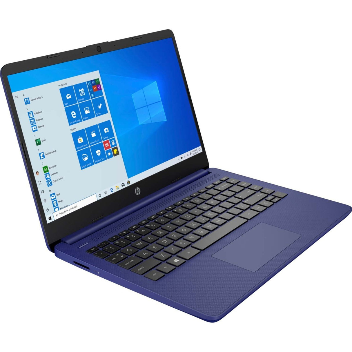 HP 14-dq0000 14-dq0050nr 14" Touchscreen Notebook - HD - 1366 x 768 - Intel Celeron N4020 Dual-core (2 Core) 1.10 GHz - 4 GB Total RAM - 64 GB Flash Memory - Indigo Blue