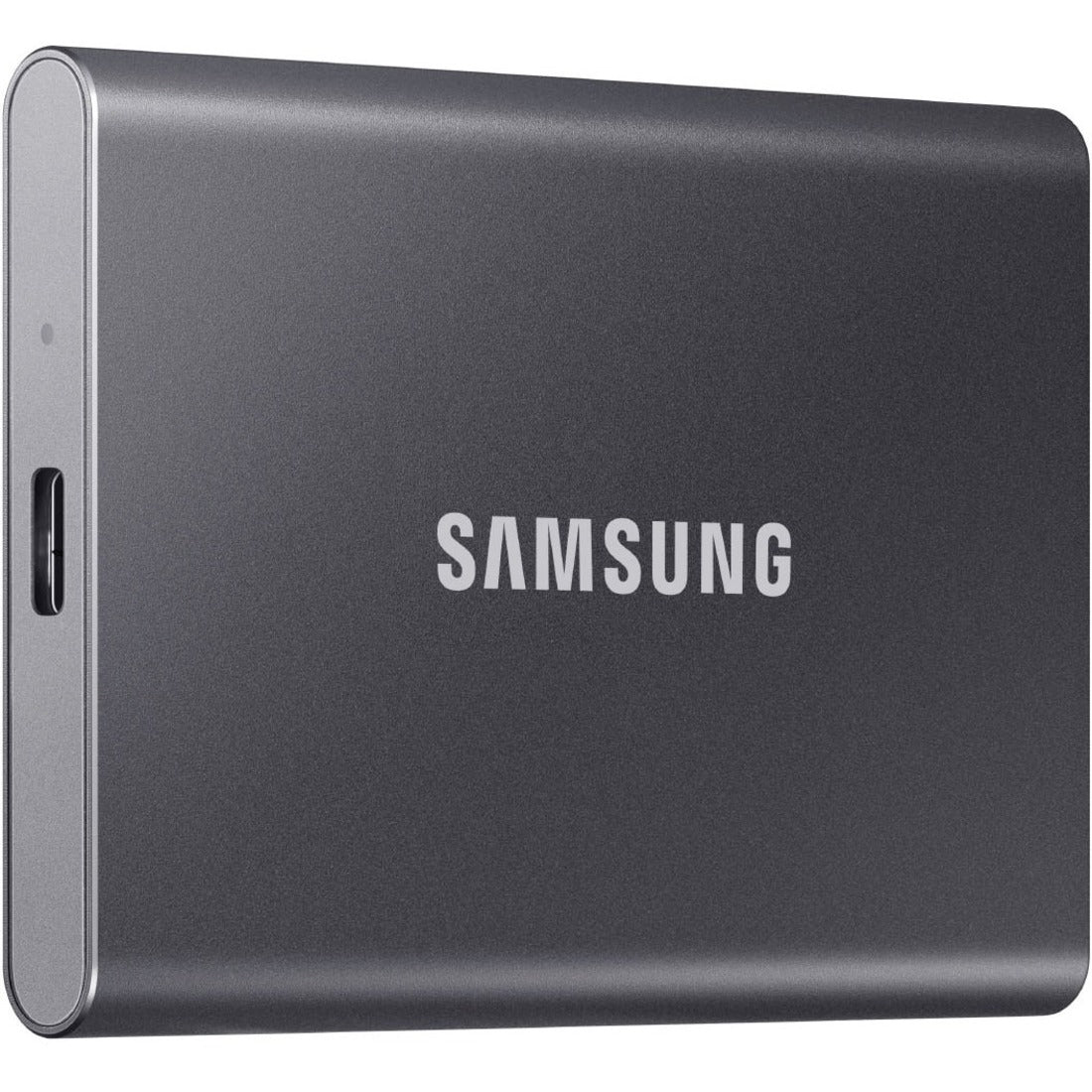 Samsung T7 MU-PC1T0T/AM 1 TB Portable Solid State Drive - External - PCI Express NVMe - Titan Gray