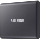 Samsung T7 MU-PC1T0T/AM 1 TB Portable Solid State Drive - External - PCI Express NVMe - Titan Gray