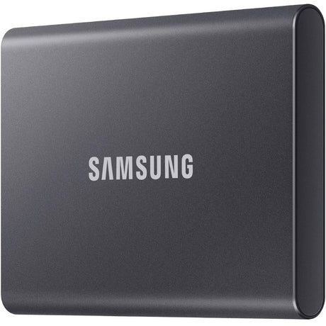 Samsung T7 MU-PC1T0T/AM 1 TB Portable Solid State Drive - External - PCI Express NVMe - Titan Gray