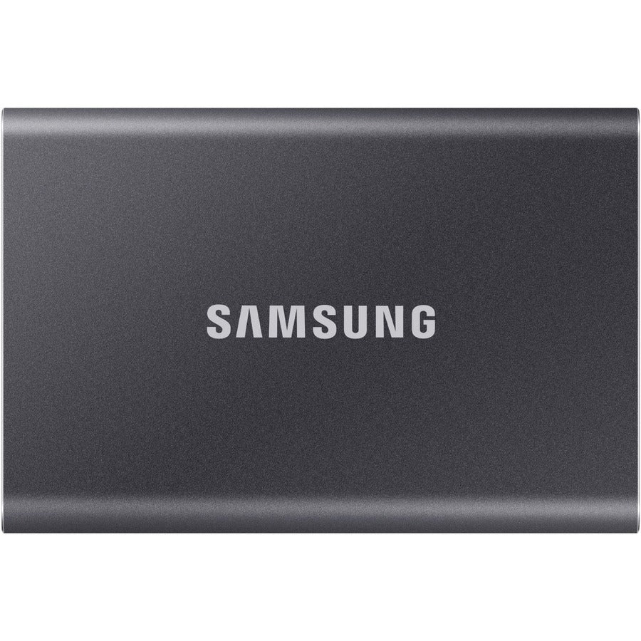 Samsung T7 MU-PC1T0T/AM 1 TB Portable Solid State Drive - External - PCI Express NVMe - Titan Gray