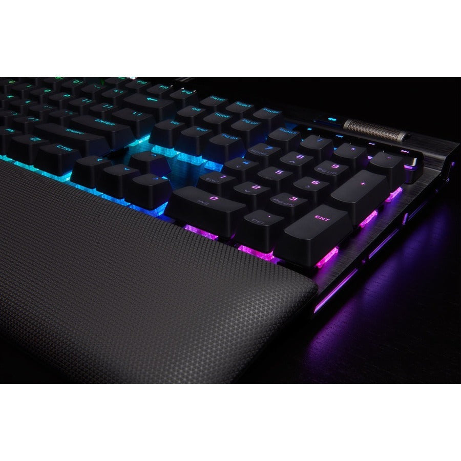 Corsair K100 RGB Mechanical Gaming Keyboard - CHERRY MX Speed - Black