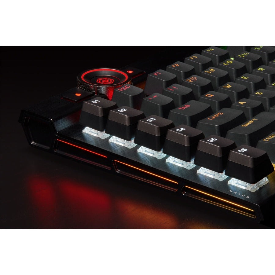 Corsair K100 RGB Mechanical Gaming Keyboard - CHERRY MX Speed - Black