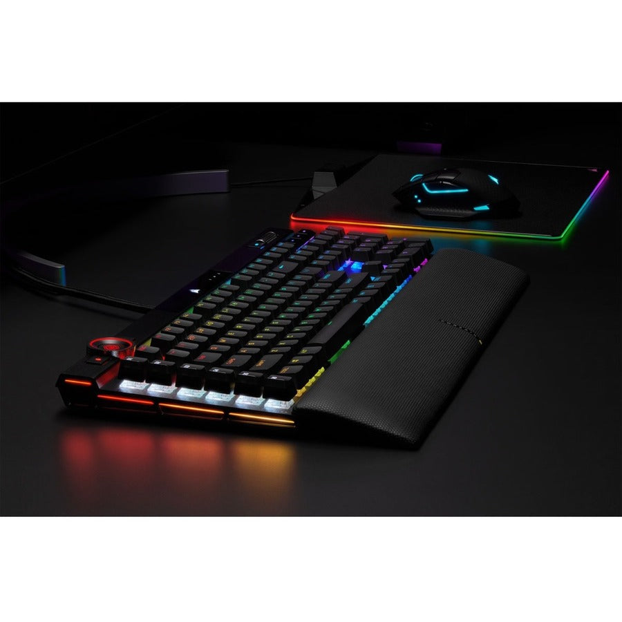 Corsair K100 RGB Mechanical Gaming Keyboard - CHERRY MX Speed - Black