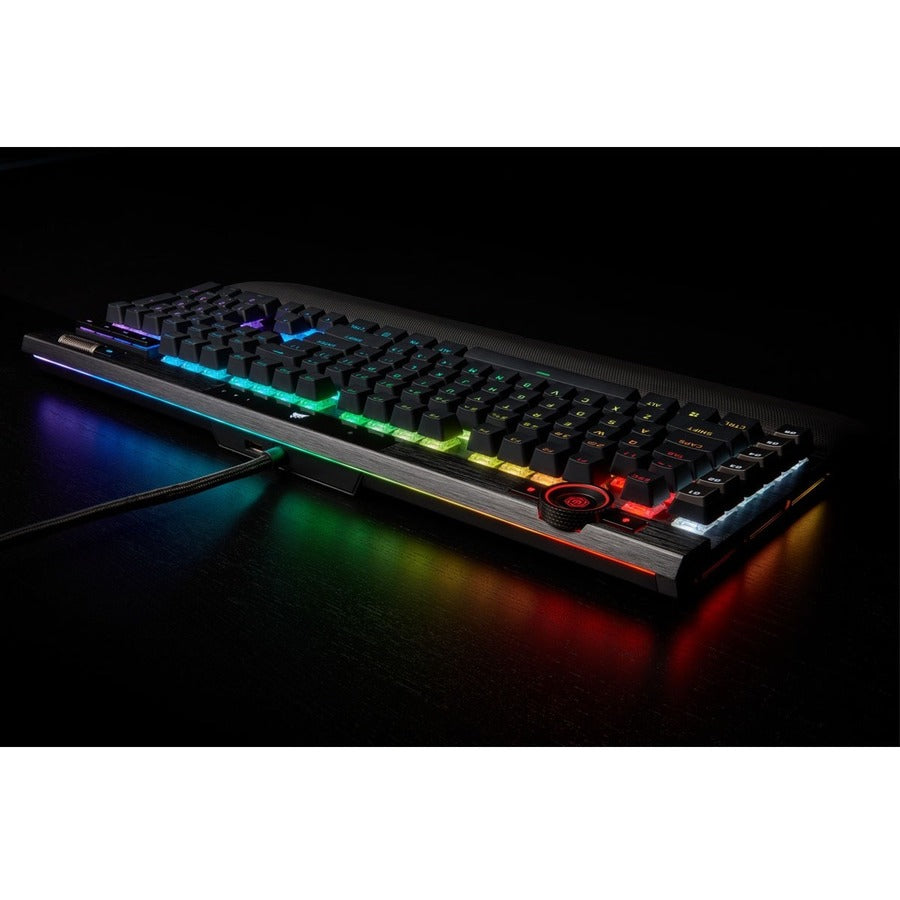 Corsair K100 RGB Mechanical Gaming Keyboard - CHERRY MX Speed - Black