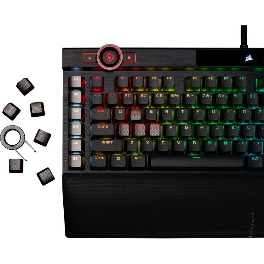 Corsair K100 RGB Mechanical Gaming Keyboard - CHERRY MX Speed - Black