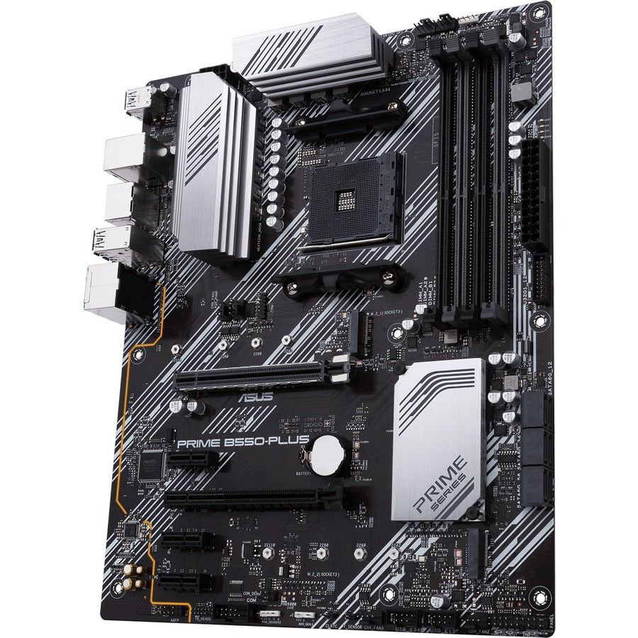 Asus Prime B550-PLUS Desktop Motherboard - AMD B550 Chipset - Socket AM4 - ATX