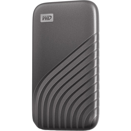 WD My Passport WDBAGF0010BGY-WESN 1 TB Portable Solid State Drive - External - Space Gray