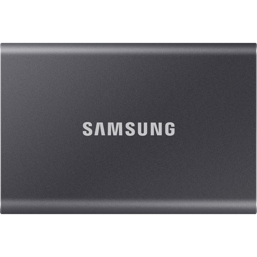 Samsung T7 MU-PC2T0T/AM 2 TB Portable Solid State Drive - External - PCI Express NVMe - Titan Gray