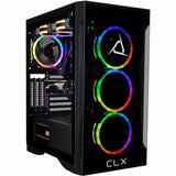 CLX SET Gaming Desktop - Liquid Cooled AMD Ryzen 9 7900X 4.7GHz 12-Core Processor, 32GB DDR5 Memory, GeForce RTX 4070 Ti 12GB GDDR6X Graphics, 1TB SSD, 4TB HDD, WiFi, Windows 11 Home 64-bit