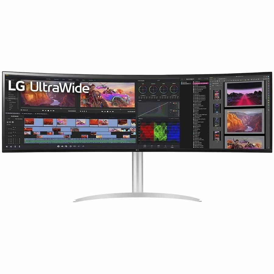 LG 49WQ95C-W 49" Class UW-QHD Curved Screen Gaming LCD Monitor - 32:9