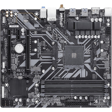 Gigabyte B450M DS3H WIFI Gaming Desktop Motherboard - AMD B450 Chipset - Socket AM4 - Micro ATX