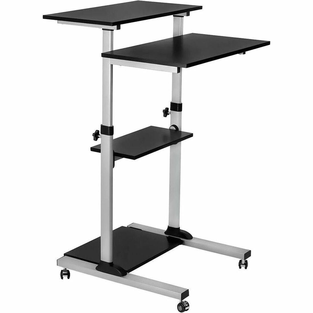 Mount-It! Height Adjustable Rolling Stand up Desk