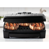 George Foreman 5-Serving Submersible Grill - Black Plates