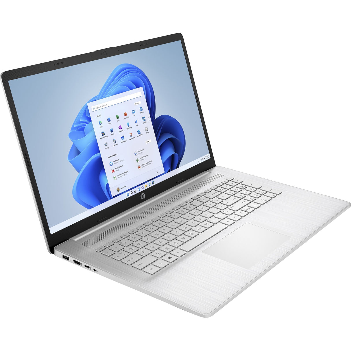 HP 17-cn0000 17-cn0046nr 17.3" Notebook - HD+ - 1600 x 900 - Intel Pentium Silver N5030 Quad-core (4 Core) 1.10 GHz - 4 GB Total RAM - 256 GB SSD - Natural Silver