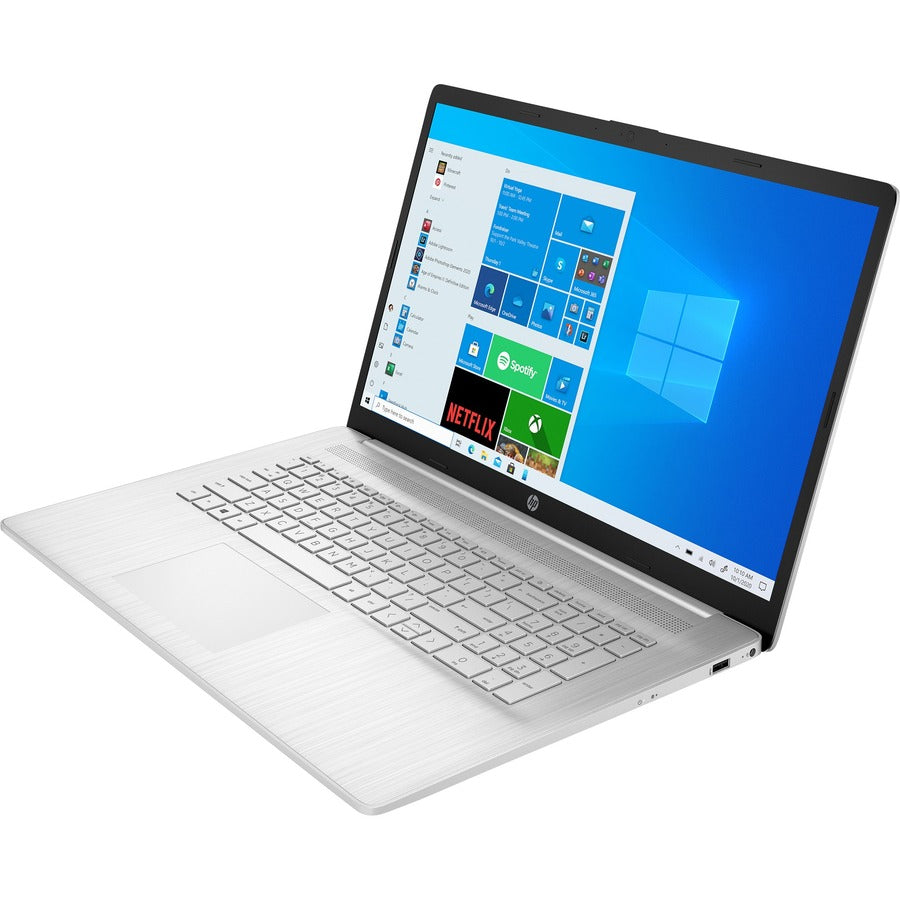 HP 17-cn0000 17-cn0046nr 17.3" Notebook - HD+ - 1600 x 900 - Intel Pentium Silver N5030 Quad-core (4 Core) 1.10 GHz - 4 GB Total RAM - 256 GB SSD - Natural Silver