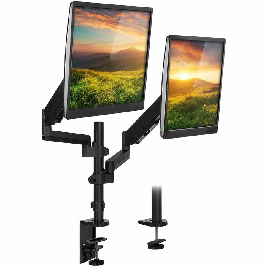 Mount-It! Mounting Arm for Display, Monitor - Black