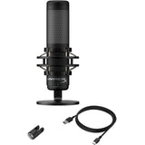 HyperX QuadCast S Wired Condenser Microphone - Black, Gray