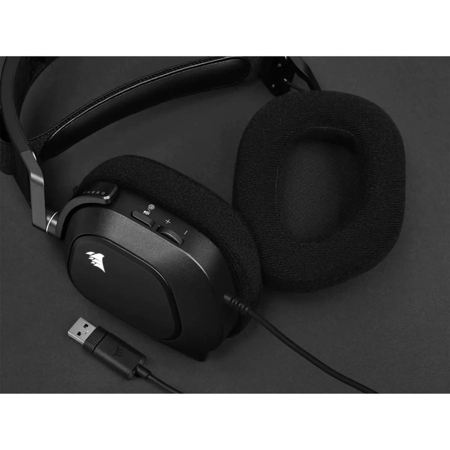 Corsair HS80 RGB USB Wired Gaming Headset - Carbon