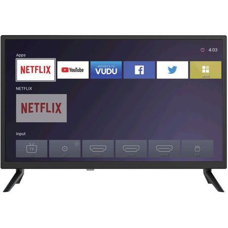 Supersonic SC-2416STV 24" Smart LED-LCD TV - HDTV - Black