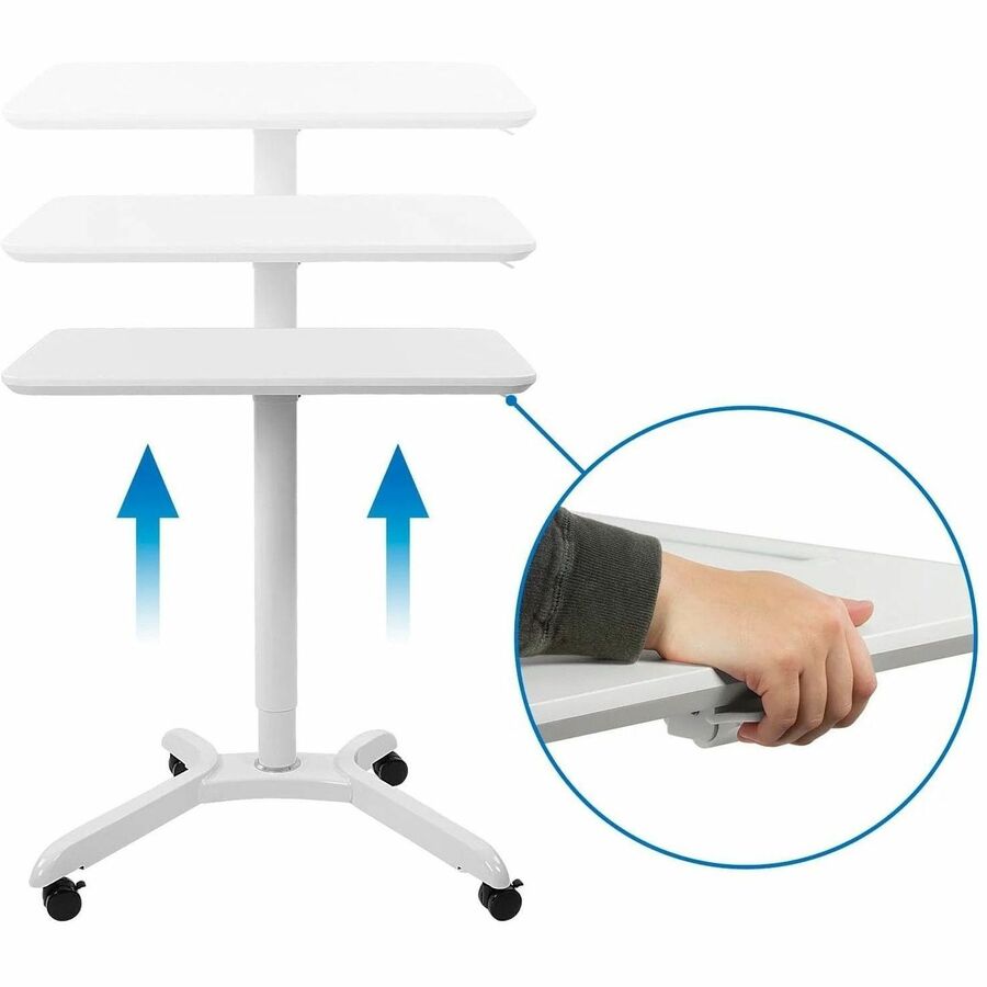 Mount-It! Sit/Stand Mobile Laptop Cart