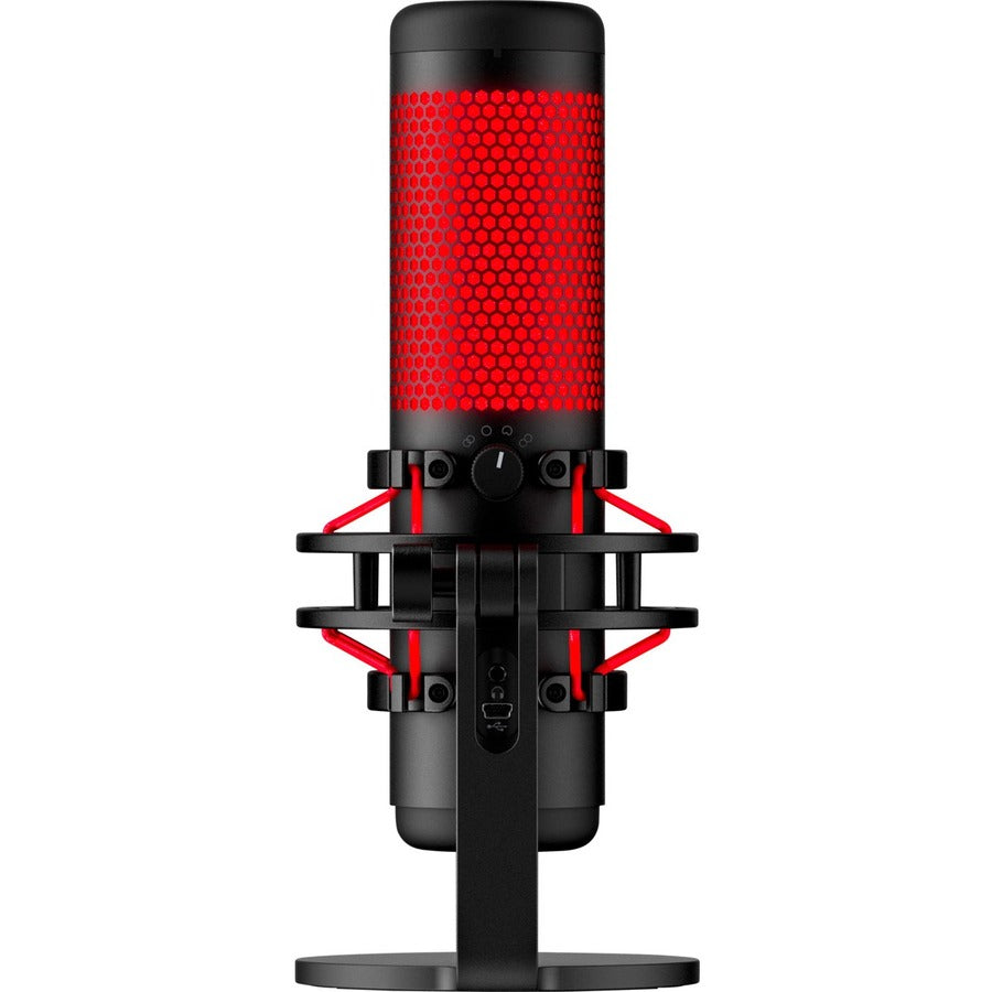 HyperX QuadCast Electret Condenser Microphone - Black, Red