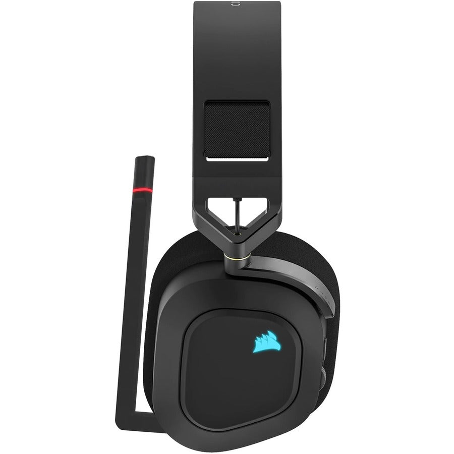 Corsair HS80 RGB WIRELESS Premium Gaming Headset with Spatial Audio - Carbon