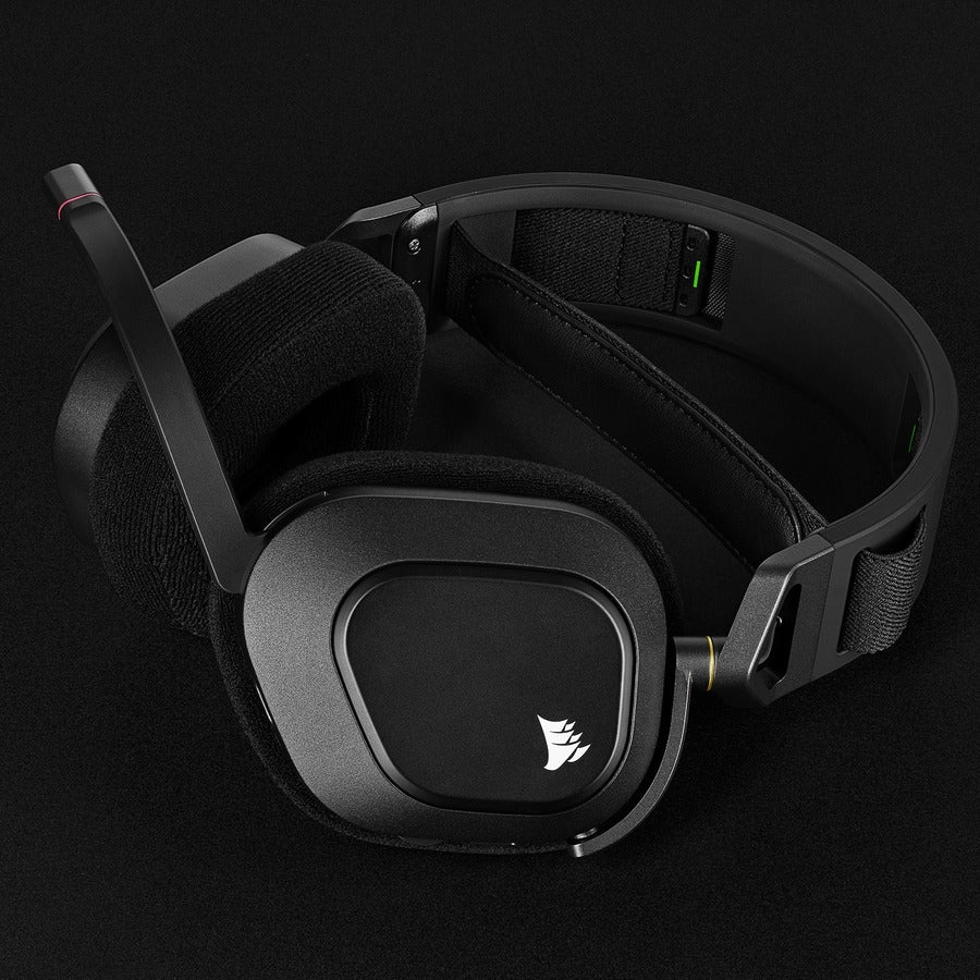 Corsair HS80 RGB WIRELESS Premium Gaming Headset with Spatial Audio - Carbon