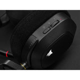 Corsair HS80 RGB WIRELESS Premium Gaming Headset with Spatial Audio - Carbon