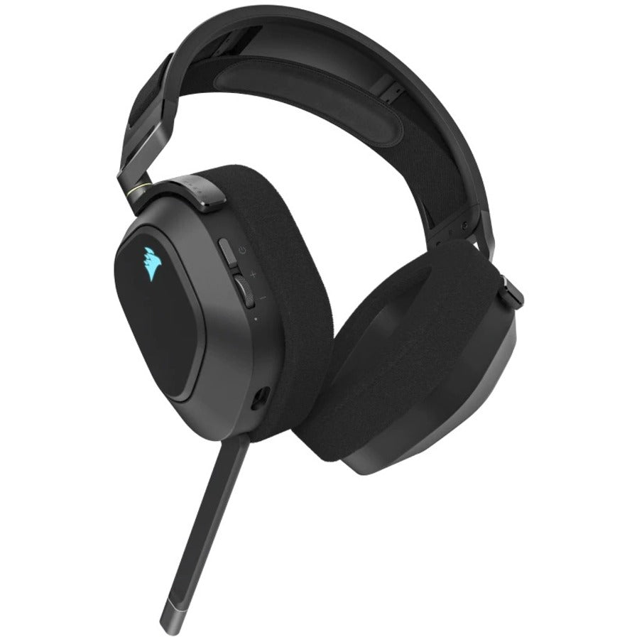 Corsair HS80 RGB WIRELESS Premium Gaming Headset with Spatial Audio - Carbon