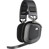 Corsair HS80 RGB WIRELESS Premium Gaming Headset with Spatial Audio - Carbon