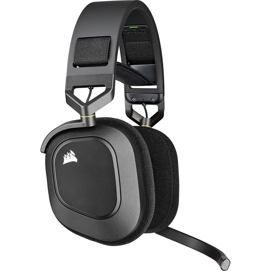 Corsair HS80 RGB WIRELESS Premium Gaming Headset with Spatial Audio - Carbon