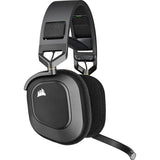 Corsair HS80 RGB WIRELESS Premium Gaming Headset with Spatial Audio - Carbon