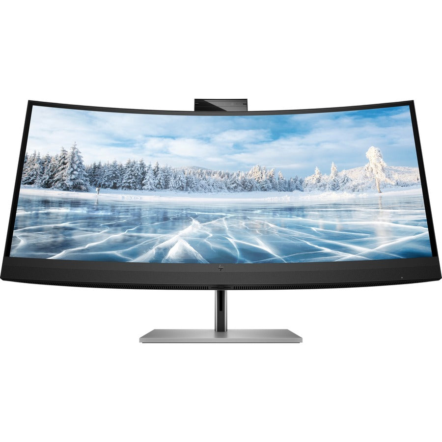 HP Z34c G3 34" Class Webcam WQHD Curved Screen LCD Monitor - 21:9 - Silver, Black