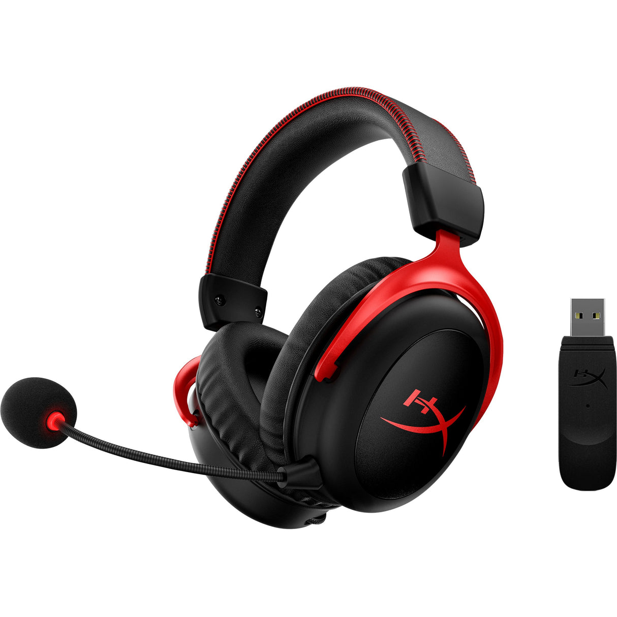 HyperX Cloud II Wireless - Gaming Headset (Black-Red)